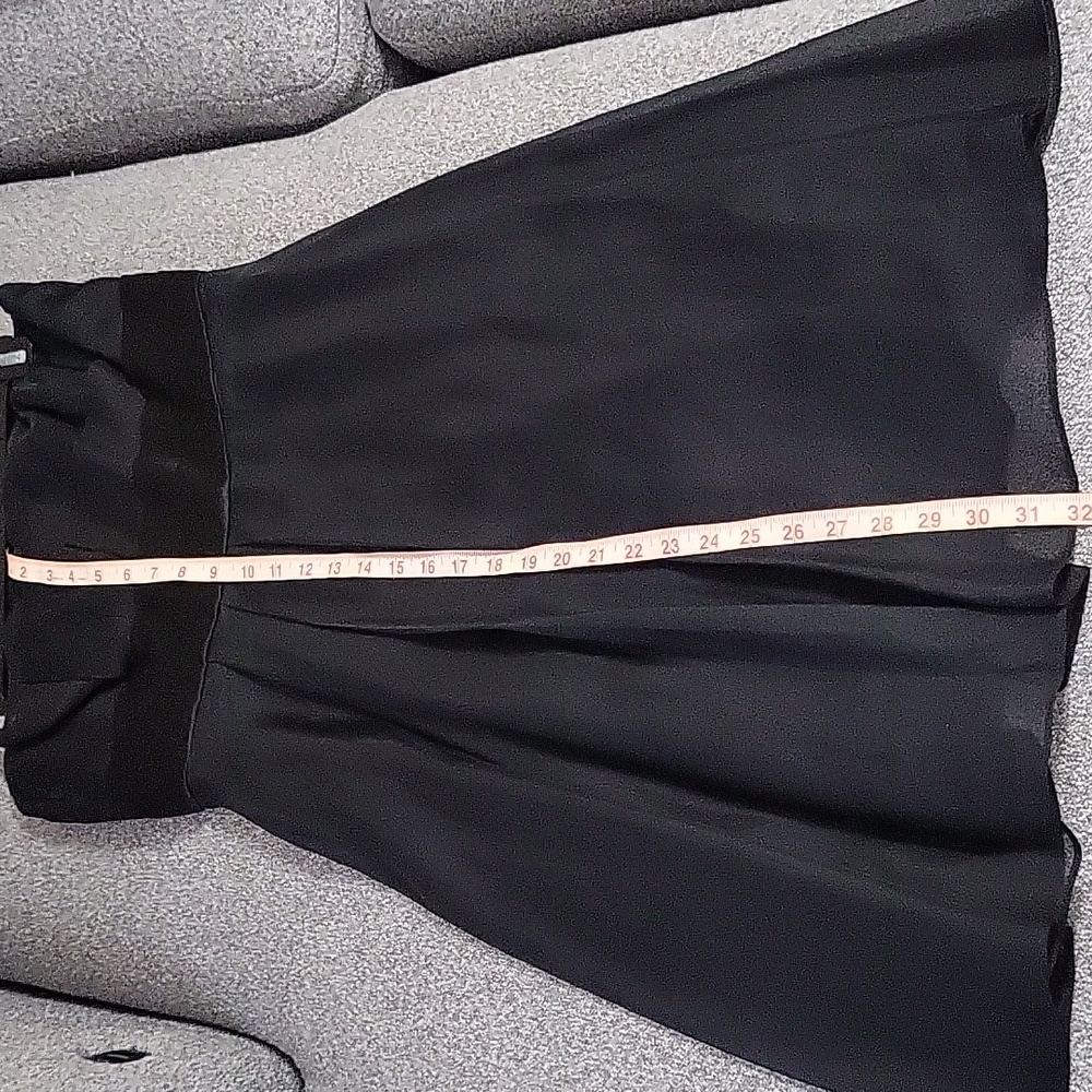 White House Black Market Strapless A-line Sheer Cocktail Dress - Picture 10 of 10